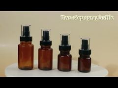 Lichtundurchlässige, lebensmittelechte Kunststoff-Sprühflasche mit Feinnebel-Zerstäuber für Kosmetika und Medikamente