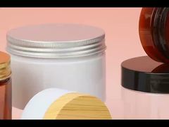 ISO 9001-zertifiziertes, bernsteinfarbenes, lichtblockierendes Kosmetikcreme-Glas