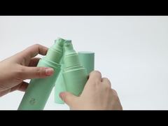 Großhandel leere Kunststoff-Kosmetikflaschen 80ml, 100ml, 120ml, 150ml Flachschulter-Lotion-Pumpflaschen