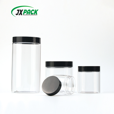 PET-Kosmetik-Krem-Glas mit Acrylkappe - benutzerdefinierte Farben & Logo