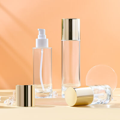 Leckdichte, anpassbare, umweltfreundliche Glaslotionflasche für Hautpflegeverpackungen